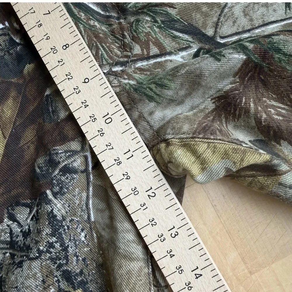 RealTree Edge Men 30/32 (M) Stretch Waist 6 Pocket Camo Cargo Hunting Pants EUC